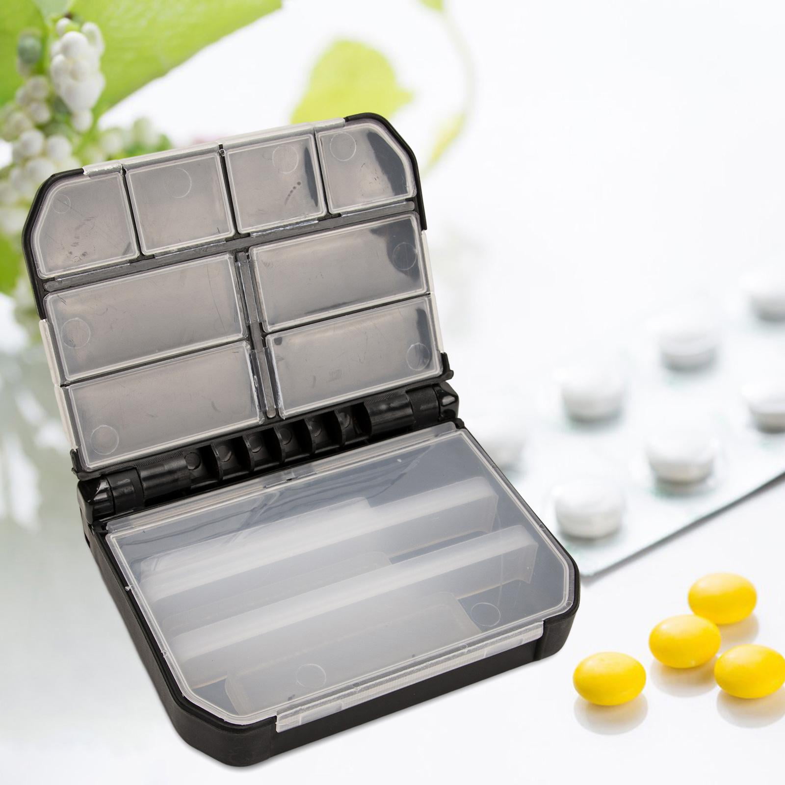 GARENDE 4xFishing Tackle Box Portable Fishing Box for Sinkers Baits Fishing Lures