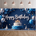 thumbnail image 5 of Decorative Design Happy Birthday Banner Balloon Decoration Birthday Party Cake Decoration Celebration Banner for Kids Party Indoor Decoration Photo Shoot, 5 of 8