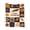 Black, variant on Thanksgiving Fall Flannel Throw Blanket Beige, 27.5x39.4inSoft Plush Cover with Autumn Patterns, Warm Lightweight Quilt for Sofa Bed Camping Home Indoor Festival Daily Use