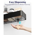 thumbnail image 6 of Shower Caddy - 2 Pack Adhesive Shower Organizer, Rustproof Metal Shelves, No-Drill Bathroom Organizers and Storage, Black, XX-Large, 6 of 7