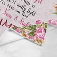 thumbnail image 3 of DAJU Personalized Love Blanket Throw to our grandma Grandma blanket gift just hold it you'll feel our love moring noon and night Blanket(30*40inch), 3 of 4