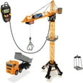 Dickie Toys Mega Crane Remote Control Set with Truck