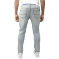 thumbnail image 2 of CULTURA AZURE Mens Slim Fit Denim Jeans, Light Blue, 38X32, 2 of 5