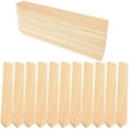 thumbnail image 1 of 50pcs Plant Labels Wooden Plant Tags Garden Labels Stakes Plant Markers, 1 of 8