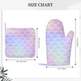 thumbnail image 4 of Kll Fish Scale1 Oven Gloves And Pot Holders Grill Gloves - Oven Gloves And Pot Holders, Non-Slip Cooking Gloves With Recycled Pads, 4 of 9
