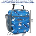 thumbnail image 3 of Biwat Kids Lunch Box Insulated Soft Bag Mini Cooler Back to School Thermal Meal Tote Kit for Girls, Boys, Shark, 3 of 4
