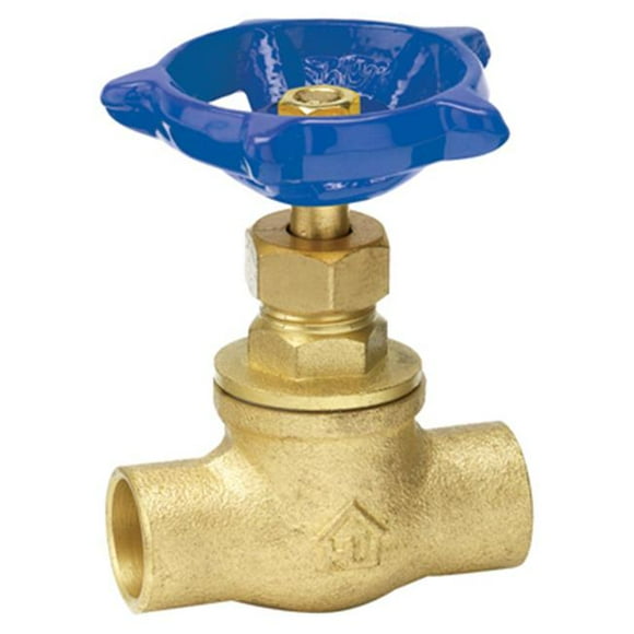 Homewerks 230-4-34-34 Valve d'Arrêt en Cuivre x Cuivre - Laiton - 0.75 Po.