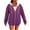 Fall Clothes Purple, variant on Womens Zip Up Hoodies, Long Sleeve Pullover for Women Fall Fashion Loose Fit Ombre Tie Dye Full Zip Hooded Sweatshirts with Pockets