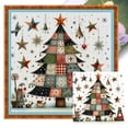 thumbnail image 1 of Hilo Algodón Ecológico Bordado Punto Cruz Navidad Impreso 11CT 50x50cm, 1 of 9