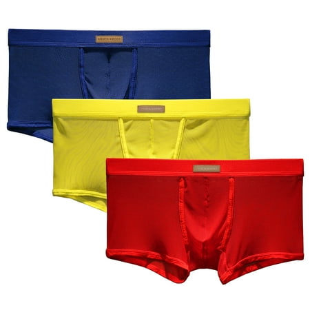 

Arjen Kroos Men s Underwear Breathable Mesh Boxer Briefs Trunks