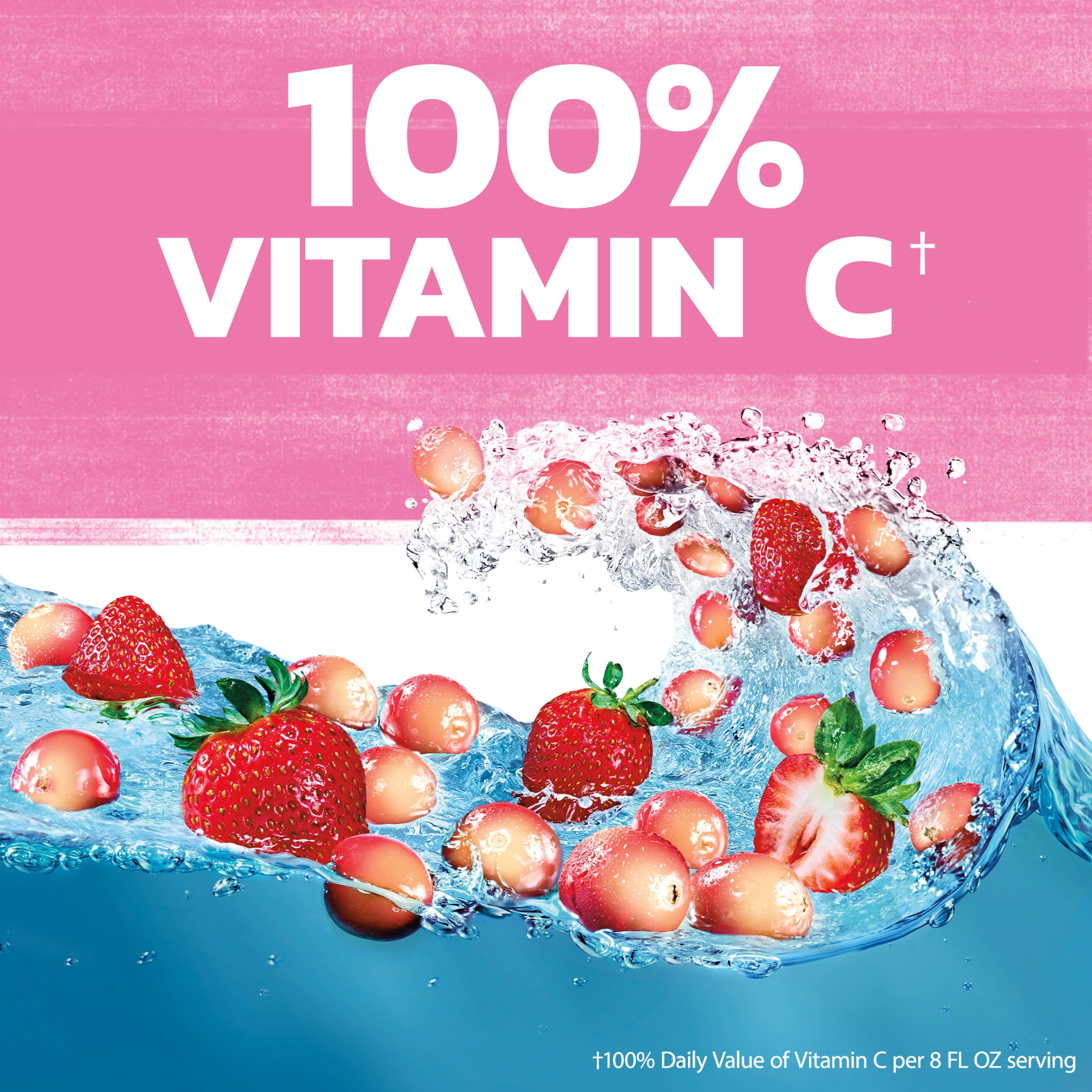 (6 pack) Ocean Spray® White Cran-Strawberry Juice Drink, 3L Bottle