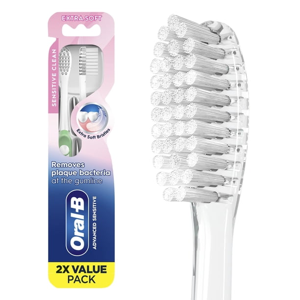 Cepillo de dientes Oral-B Advanced Sensitive Extra Suave Paquete de 2
