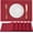 Burgundy, variant on Linen Cloth Double Layers Placemats, Cotton Woven Placemats Set of 6, Kitchen Table Farmhouse Decor Heat Resistant Table Mats, Outdoor Indoor Square Fabric Place Mats Can be Washable