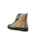 thumbnail image 1 of Green Purple Mermaid Glitter Lace Up Combat Ankle Boot - 9, 1 of 3