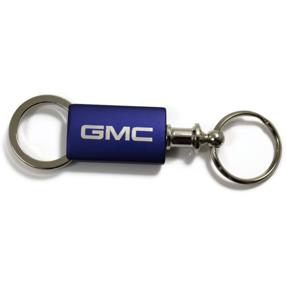 GMC Navy Blue Anodized Aluminum Valet Key Chain