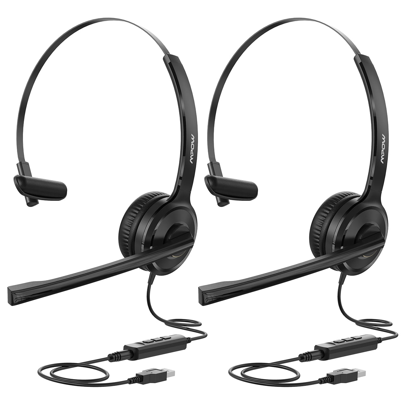 Wired Headset Stereo Computer Headphone 
