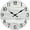 Light Gray, variant on Wall Clock Battery Operated 8 Inch Silent Non Ticking Coastal Design Country Rustic Retro Decorative for Bathroom Kitchen Living Room Bedroom