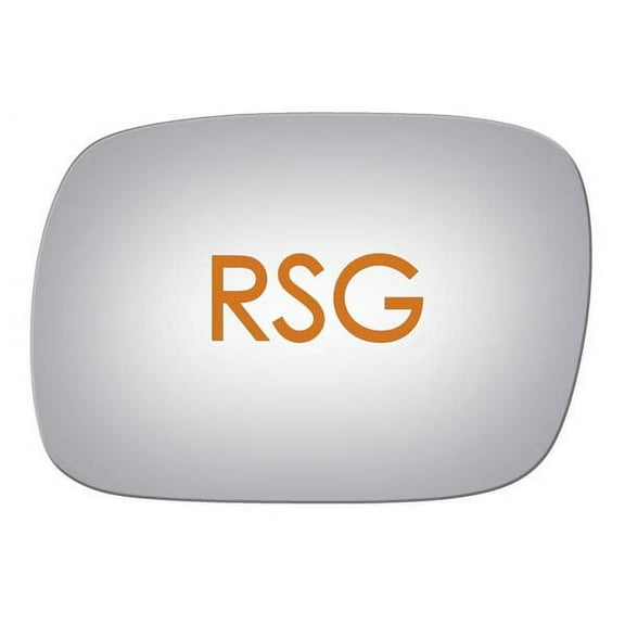 Burco Side View Mirror Replacement Glass with Motor Mount Plate - Clear Glass - 2804RSG