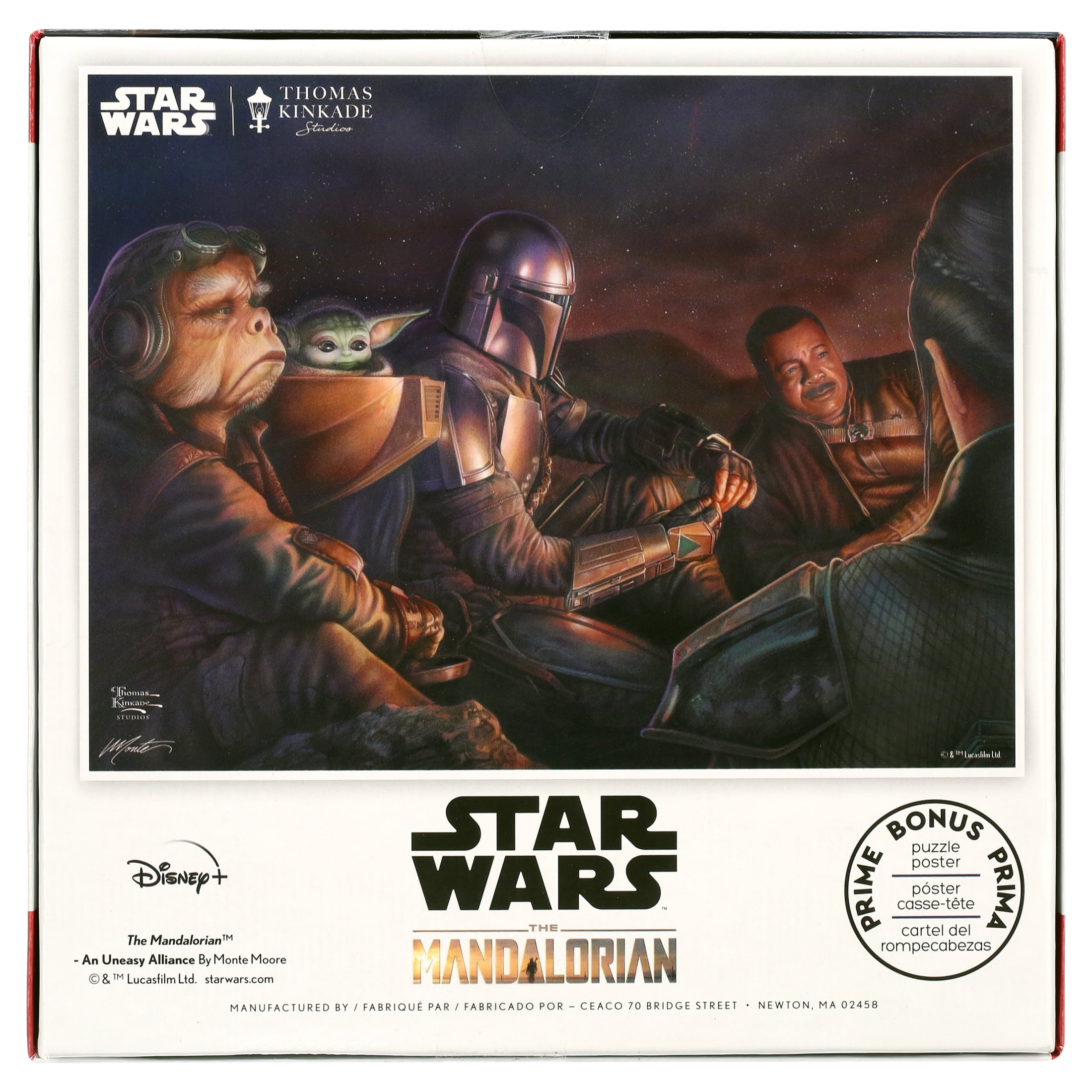 Ceaco - Thomas Kinkade - Mandalorian - An Uneasy Alliance - 550 Piece Interlocking Jigsaw Puzzle