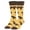 Grizzly Bear, variant on Novelty Crew Socks Men's Women's, Trout, Graphic Print, Large