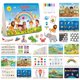 thumbnail image 2 of Libro ocupado de juguetes preescolares Montessori, 16 temas, libro de actividades de aprendizaje educativo para niños pequeños, juguetes sensoriales para autismo con números ABC, colores, fo, 2 of 5