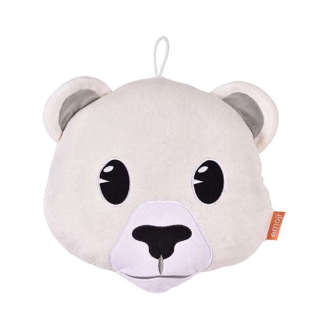 Cojín emoji oso polar con portafoto 6x4" INNOVA HOME EMOJIS Y09682