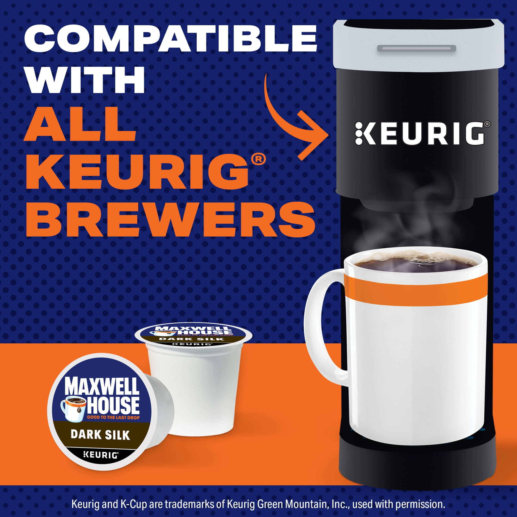 (3 pack) Maxwell House Dark Silk Dark Roast K-Cup® Coffee Pods, 12 ct Box