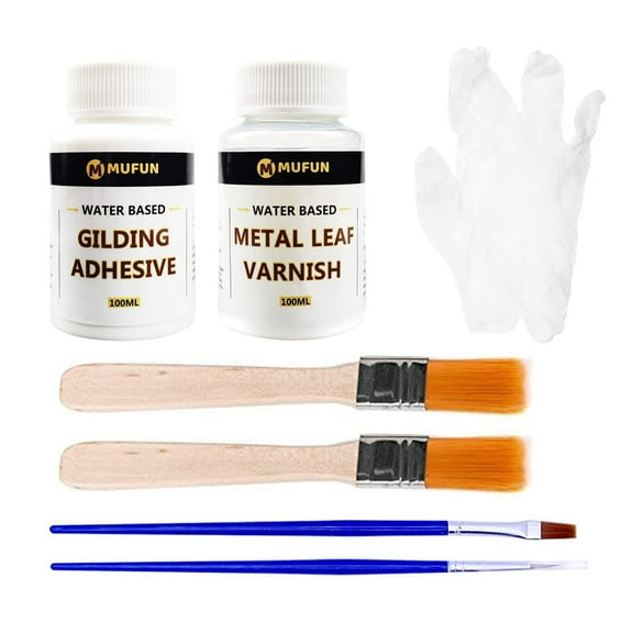 Gold Leaf Adhesive Kit, 100ml Gilding Adhesive