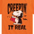 thumbnail image 3 of Peanuts - Creepin It Real - Toddler & Youth Short Sleeve Graphic T-Shirt, 3 of 7