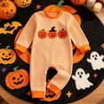 thumbnail image 2 of 12-18 Months Preemie Halloween Baby Fall/Winter Long Sleeved Dress Boys And Girls Baby Romper Pajamas Crawling Clothes, 2 of 7