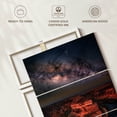 thumbnail image 6 of Elephant Stock Horseshoe Bend Milky Way Wall Art - Vertical Multi Panel Canvas - Living Room Wall Decor - Astronomy & Space Multi Panel - Brown And Blue Decor - 42" x 65", 6 of 8
