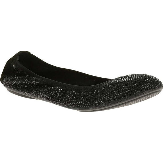 Women's Hush Puppies Chaste Ballet Flat Black Stud 5.5 M