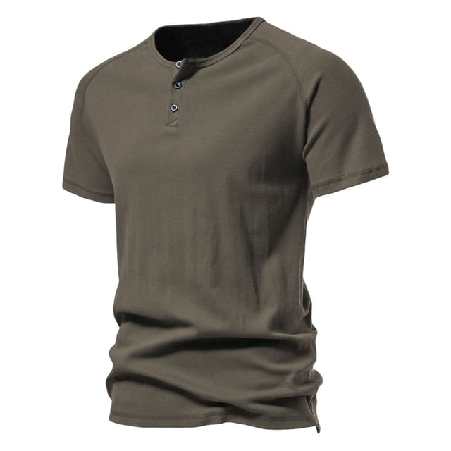 pstuiky camisetas de hombre, Camiseta de manga corta con cuello en V doble para hombre, talla grande, moda Fallow Priming. camisetas de hombre xxl