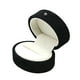 thumbnail image 3 of Caja para anillos de boda, caja de almacenamiento para joyas, caja portátil para guardar anillos de compromiso, caja para joyas Negro, 3 of 9