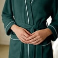 thumbnail image 6 of Gifts for Her Bathrobe for Women Fleece Women's Nightgowns & Sleepshirts Oversize Cozy Women's Robes House Womens Robe Blackish Green, 6 of 9