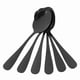 thumbnail image 4 of Cucharadas Negras Cucharadas, Mini Cucharas para Pastel de Acero Inoxidable, Cucharadas para Helado, Cucharaditas Pequeñas para Postre, Juego de 18 (Cucharas de Café Negro), 4 of 9