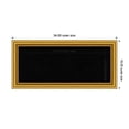 thumbnail image 4 of Amanti Art Black Cork Board Wood Framed Townhouse Gold Bulletin Board 34 in. x 16 in., 4 of 7