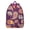 Decorative Boho, variant on Botanical Garden Print Canvas Bookbag – Artistic Floral Backpack for College, Work, and Travel, with Oxford Material and Anti-theft Zippers
