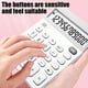 thumbnail image 4 of Calculadora de 12 dígitos con sensación de teclado mecánico simulado, fuente de alimentación dual solar y de batería, calculadora de oficina, calculadora de escritorio portátil con almohadilla antide, 4 of 6