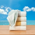 thumbnail image 4 of Great Bay Home Cotton Cabana Stripe 4-Pack Beach Towel  (4 Pack - 30" x 60", Light Blush), 4 of 4
