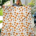 thumbnail image 2 of Fall Throw Blanket Fall Decor Autumn Pumpkin Leaves Flannel Fleece Blanket Gifts Farmhouse Super Warm Soft Cozy Plush Lightweight Seasonal Bedding Blanket for Couch 51x59 in, 2 of 8