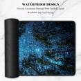 thumbnail image 5 of Large Mouse Pad, Full Desk XXL Extended Gaming Mouse Pad 35" X 15", Waterproof Desk Mat with Stitched Edges, Non-Slip Laptop Computer Keyboard Mousepad for Office and Home, Night Sky Design, 5 of 5