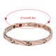 thumbnail image 3 of Hot6sl Liquidación de Ahorros de Verano Pulsera con Patrón de Oro Rosa Pulsera de Magnetoterapia Joyería Pulsera de Pareja 8 Mm de Ancho, 3 of 6