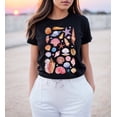 thumbnail image 2 of Chamelean Seashells Cottagecore Aesthetic Short Sleeve Tee Unisex Casual T-shirt, Sizes S-3XL, 2 of 4