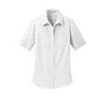 thumbnail image 4 of Port Authority Ladies Short Sleeve Superpro Oxford Shirt, 4 of 5