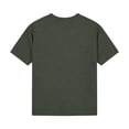 thumbnail image 5 of Zpanxa Boys Blue Waffle Knit V Neck Raglan Short Sleeve T Shirt Athletic Casual Top Toddler Army Green 5 Years, 5 of 8