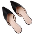 thumbnail image 1 of Mocasines Sin Cordones para Mujer Puntera Puntiaguda Tacón Niñas Dama, 1 of 9