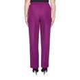 thumbnail image 2 of Alfred Dunner Womens Classic Signature Fit Textured Trousers With All-Around Elastic Waistband, 2 of 2