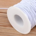 thumbnail image 2 of Toyvian Sturdy Stretchy Elastic Cord Stretchy Line White 2 Rolls for Bracelet Cord, 2 of 6