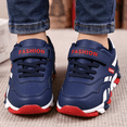 thumbnail image 2 of YOUYEDIAN Toddler Shoes Leather Upper Thick Sole Comfortable Tennis Sneakers Outdoor Non-Slip School Sports Shoes(Dark Blue,11 Big Kid), 2 of 5